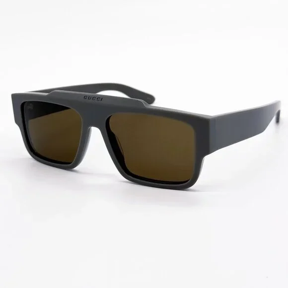 NEW GG1460S 003 GUCCI UNISEX GRAY BROWN SUNGLASSES GUCCI